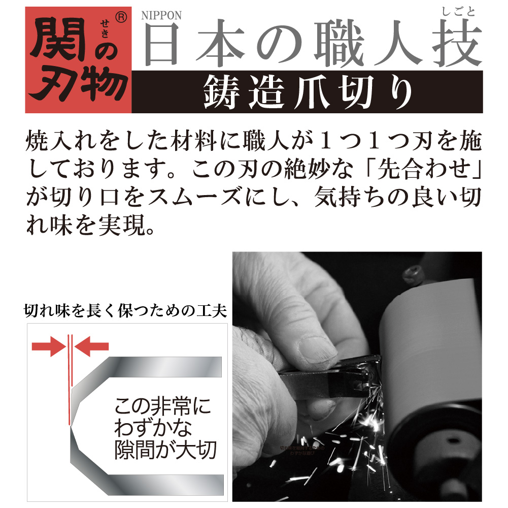 職人さんの鍛造爪切り